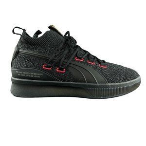 Puma Men's Clyde Court Reform Black Red Basketball Shoes Sizes 10 - 11.5